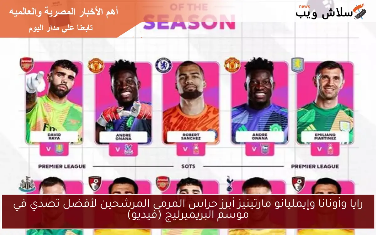 رايا وأونانا وإيمليانو مارتينيز أبرز حراس المرمى المرشحين لأفضل تصدي في موسم البريميرليج (فيديو)
