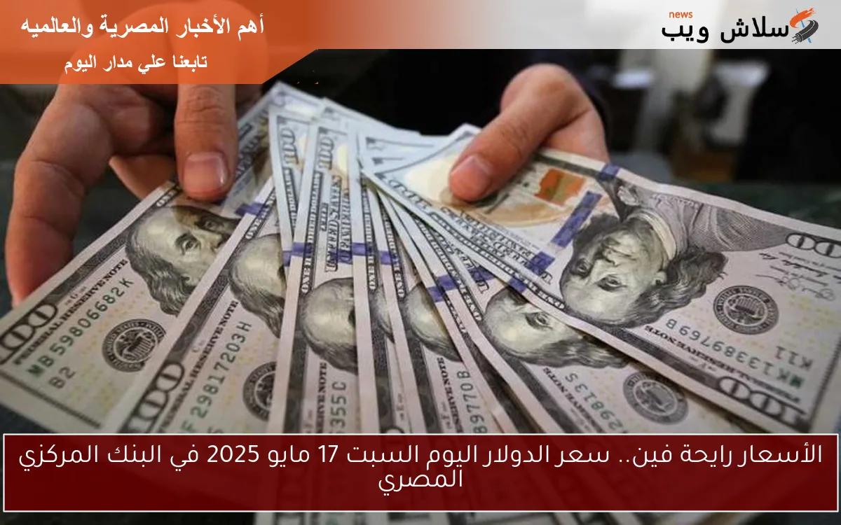 الأسعار رايحة فين.. سعر الدولار اليوم السبت 17 مايو 2025 في البنك المركزي المصري