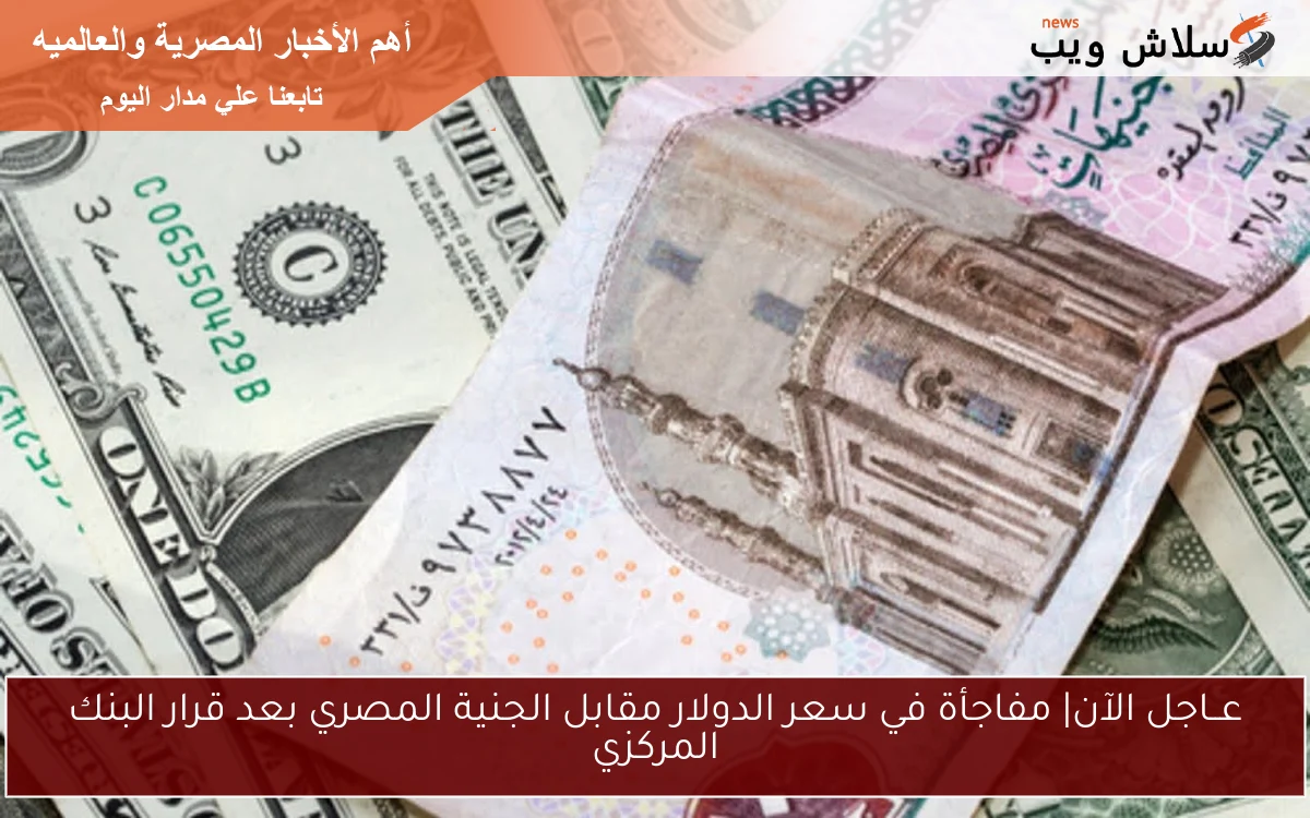 عــاجل الآن| مفاجأة في سعر الدولار مقابل الجنية المصري بعد قرار البنك المركزي