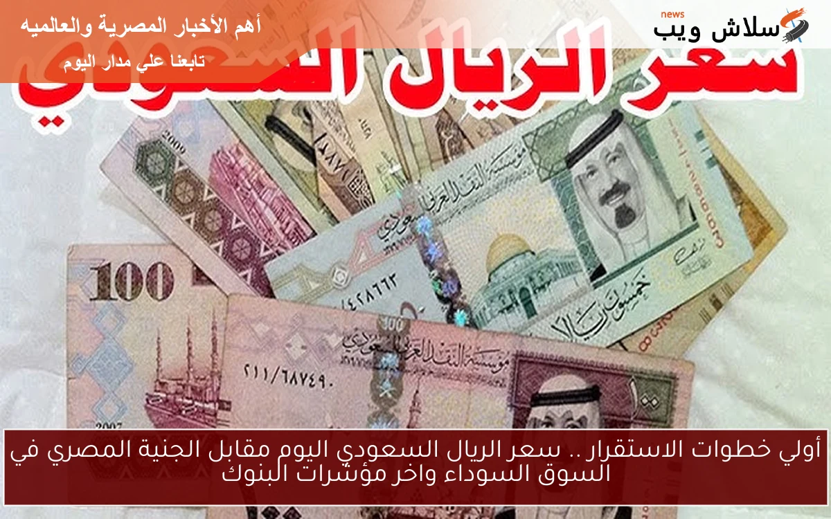 أولي خطوات الاستقرار .. سعر الريال السعودي اليوم مقابل الجنية المصري في السوق السوداء واخر مؤشرات البنوك