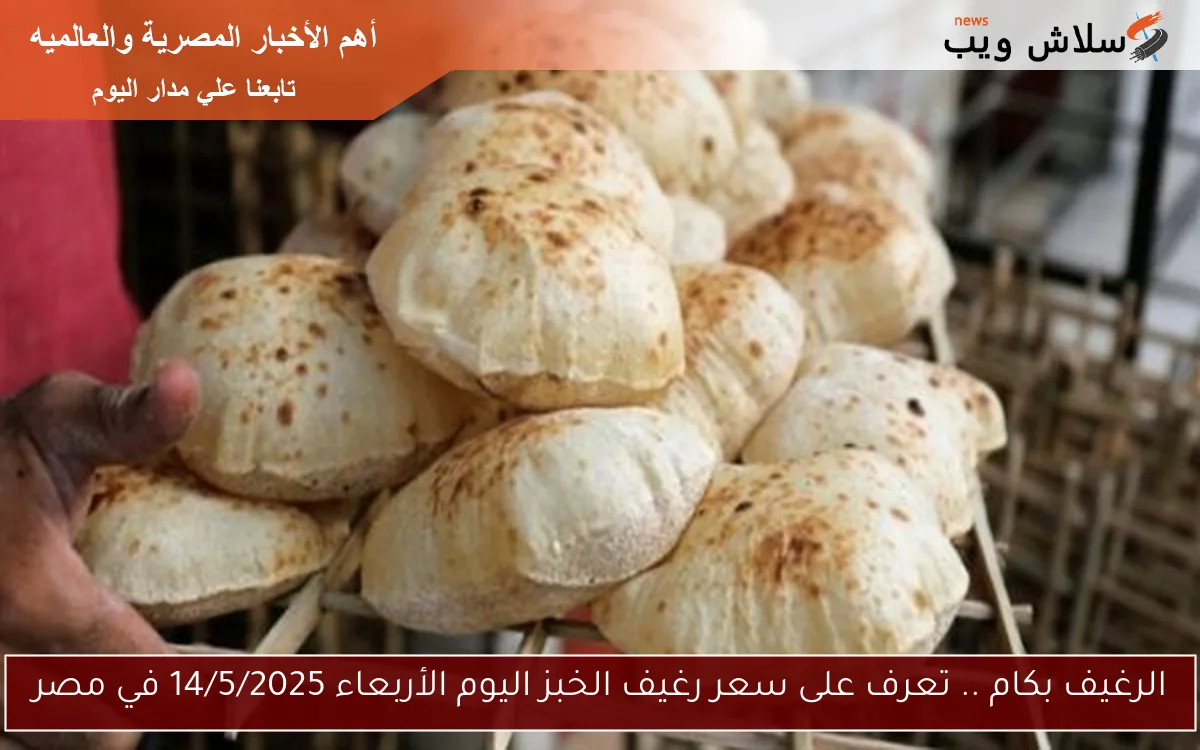 الرغيف بكام .. تعرف على سعر رغيف الخبز اليوم الأربعاء 14/5/2025 في مصر 2 الرغيف بكام .. تعرف على سعر رغيف الخبز اليوم الأربعاء 14/5/2025 في مصر