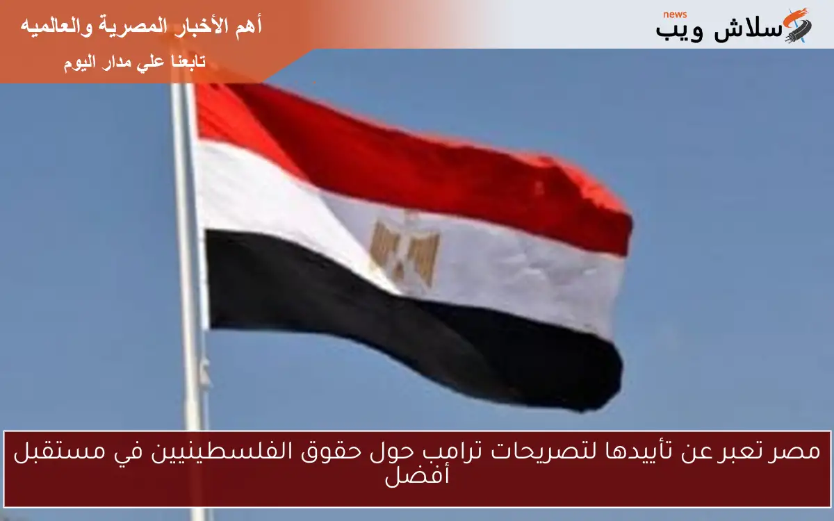 مصر تعبر عن تأييدها لتصريحات ترامب حول حقوق الفلسطينيين في مستقبل أفضل 2 مصر تعبر عن تأييدها لتصريحات ترامب حول حقوق الفلسطينيين في مستقبل أفضل