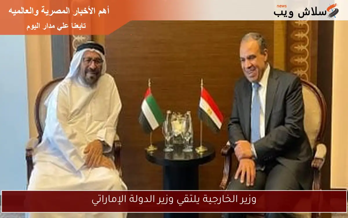 وزير الخارجية يلتقي وزير الدولة الإماراتي