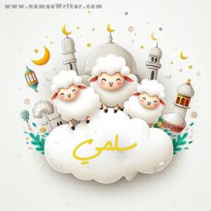 عيد الاضحي 2025 احلي مع .. اكتب اسمك علي صور تهنئة عيد الاضحي 2025/1446 9 صور عيد الاضحي بالاسم