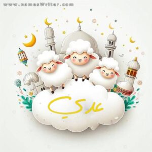 عيد الاضحي 2025 احلي مع .. اكتب اسمك علي صور تهنئة عيد الاضحي 2025/1446 7 صور عيد الاضحي بالاسم