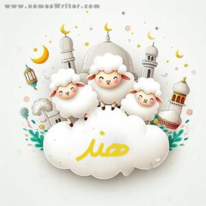 عيد الاضحي 2025 احلي مع .. اكتب اسمك علي صور تهنئة عيد الاضحي 2025/1446 8 صور عيد الاضحي بالاسم