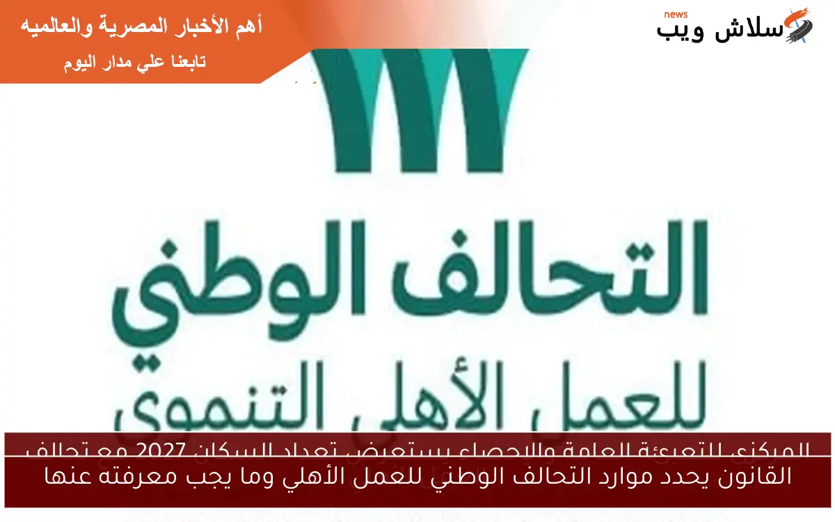 القانون يحدد موارد التحالف الوطني للعمل الأهلي وما يجب معرفته عنها 2 القانون يحدد موارد التحالف الوطني للعمل الأهلي وما يجب معرفته عنها