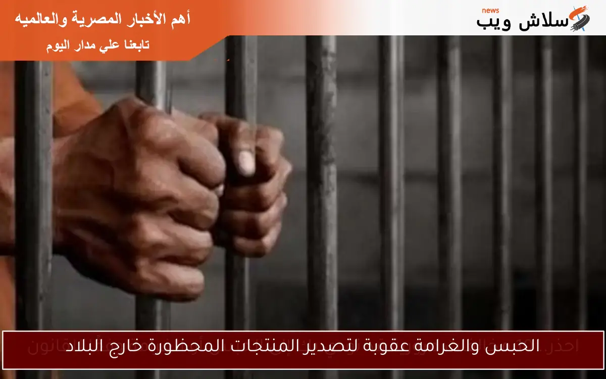 الحبس والغرامة عقوبة لتصدير المنتجات المحظورة خارج البلاد