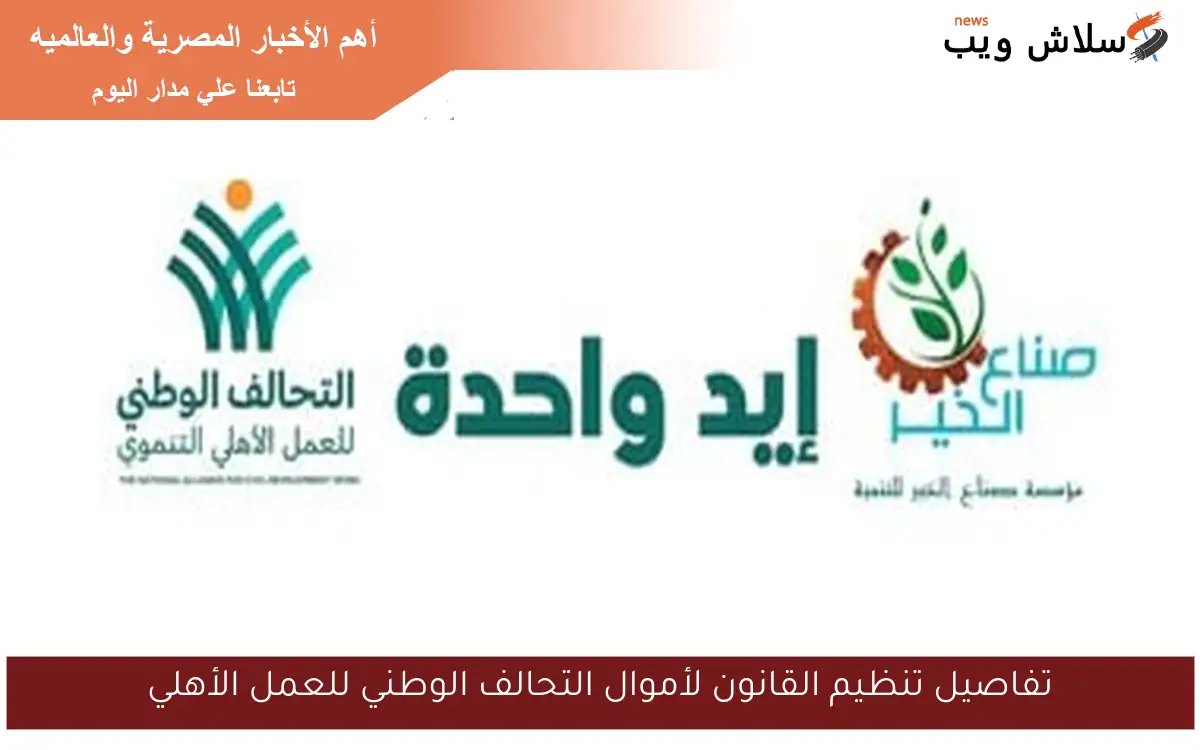 تفاصيل تنظيم القانون لأموال التحالف الوطني للعمل الأهلي
