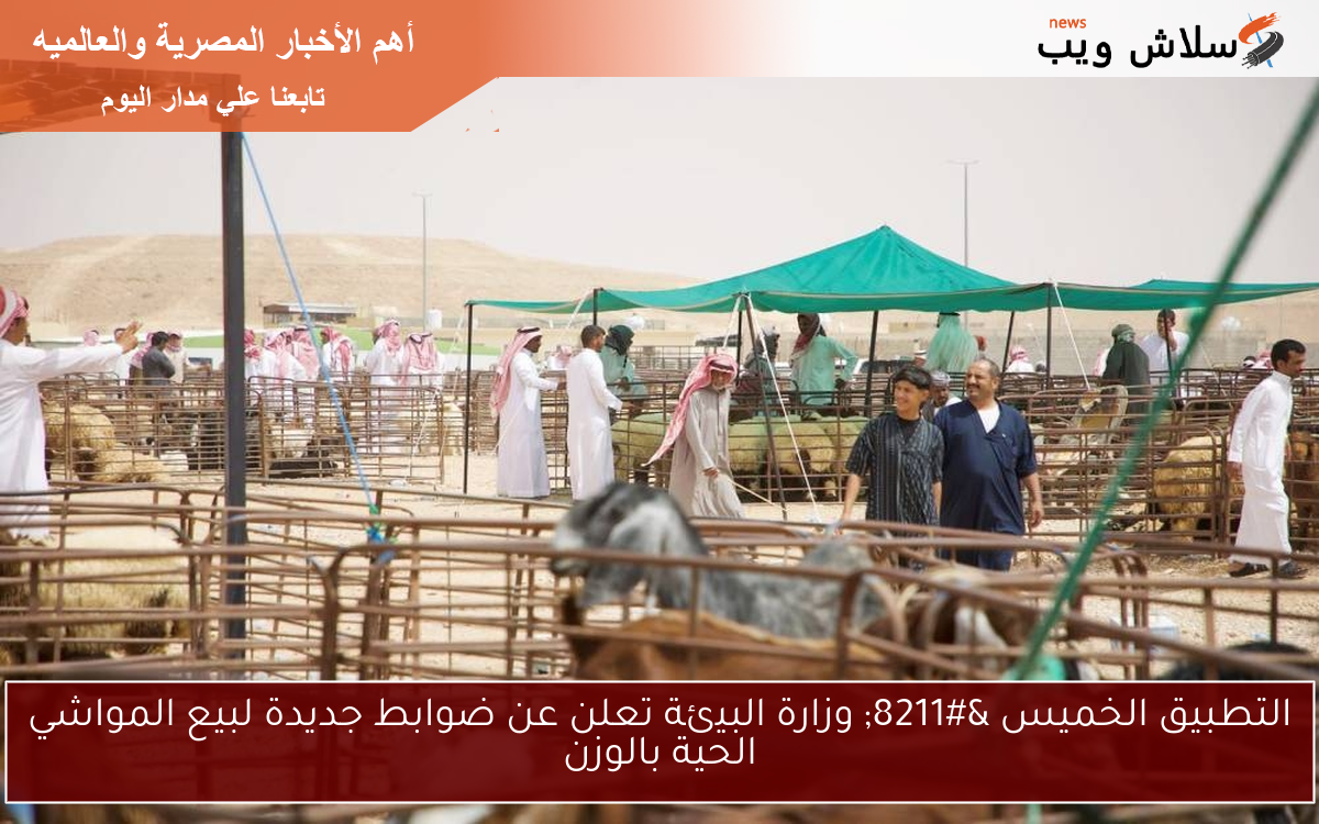التطبيق الخميس – وزارة البيئة تعلن عن ضوابط جديدة لبيع المواشي الحية بالوزن