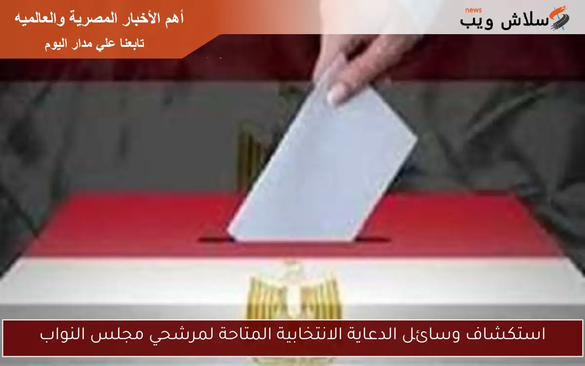 استكشاف وسائل الدعاية الانتخابية المتاحة لمرشحي مجلس النواب