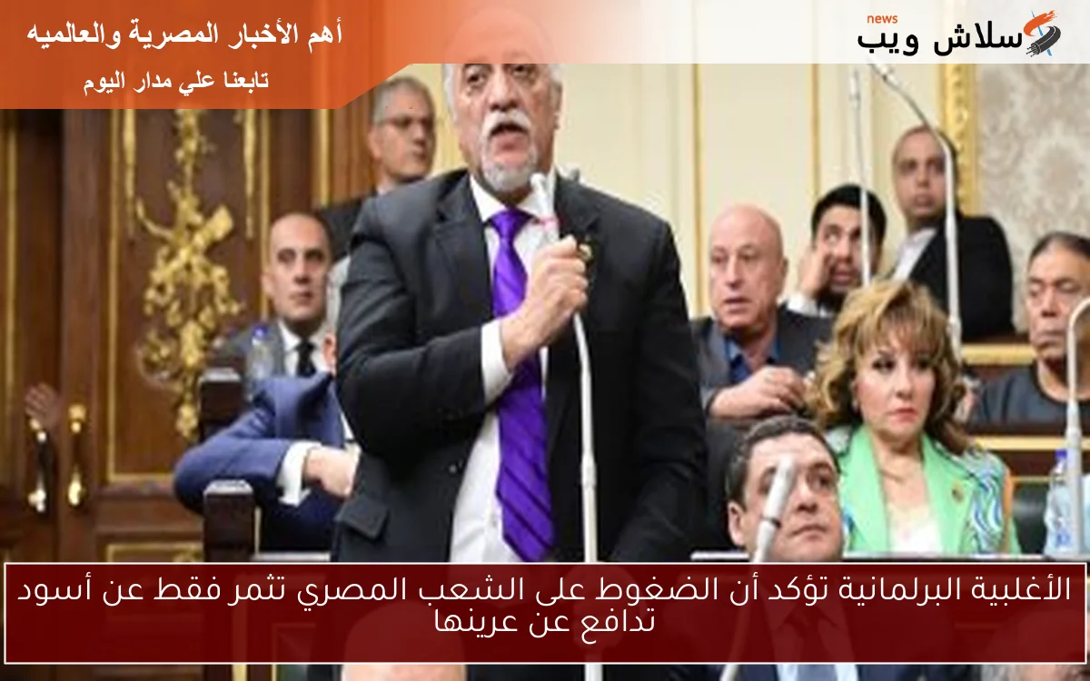 الأغلبية البرلمانية تؤكد أن الضغوط على الشعب المصري تثمر فقط عن أسود تدافع عن عرينها 2 الأغلبية البرلمانية تؤكد أن الضغوط على الشعب المصري تثمر فقط عن أسود تدافع عن عرينها