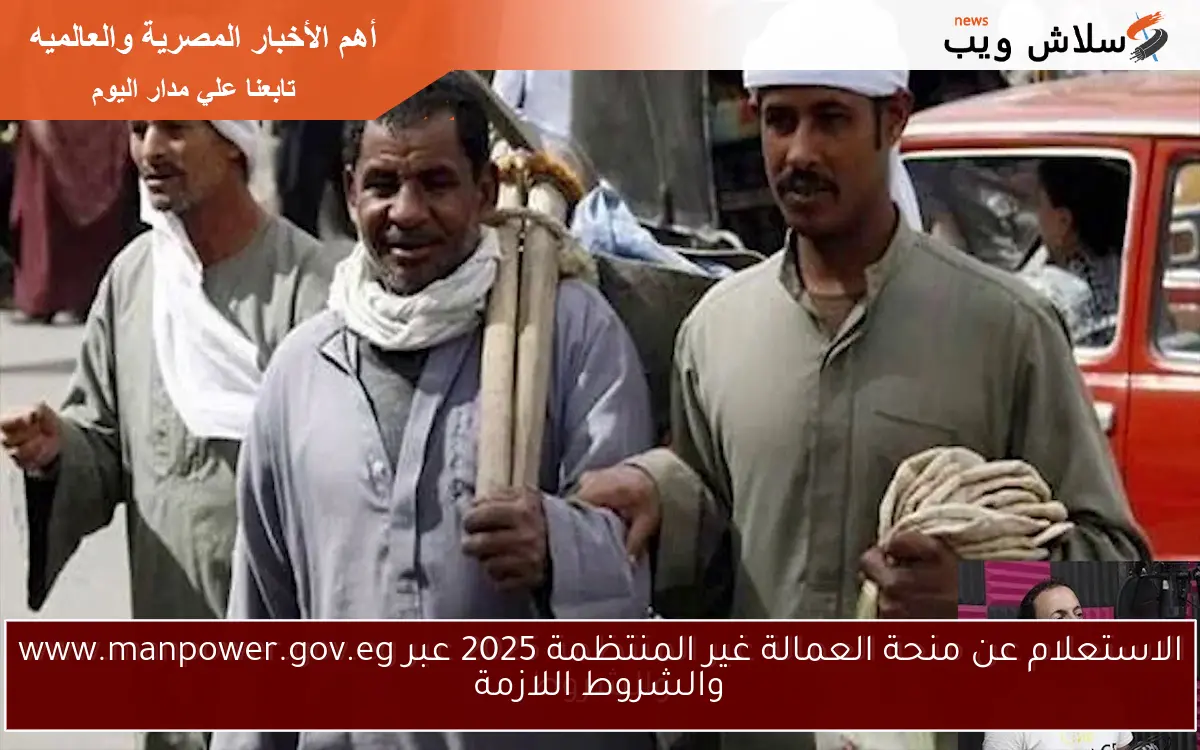 الاستعلام عن منحة العمالة غير المنتظمة 2025 عبر www.manpower.gov.eg والشروط اللازمة 2 الاستعلام عن منحة العمالة غير المنتظمة 2025 عبر www.manpower.gov.eg والشروط اللازمة