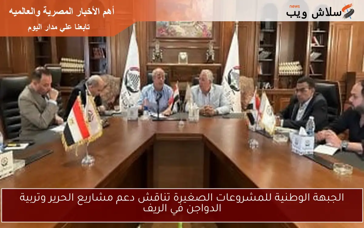 الجبهة الوطنية للمشروعات الصغيرة تناقش دعم مشاريع الحرير وتربية الدواجن في الريف