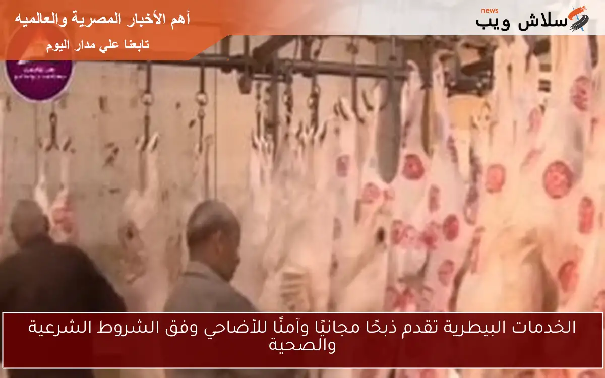 الخدمات البيطرية تقدم ذبحًا مجانيًا وآمنًا للأضاحي وفق الشروط الشرعية والصحية 2 الخدمات البيطرية تقدم ذبحًا مجانيًا وآمنًا للأضاحي وفق الشروط الشرعية والصحية