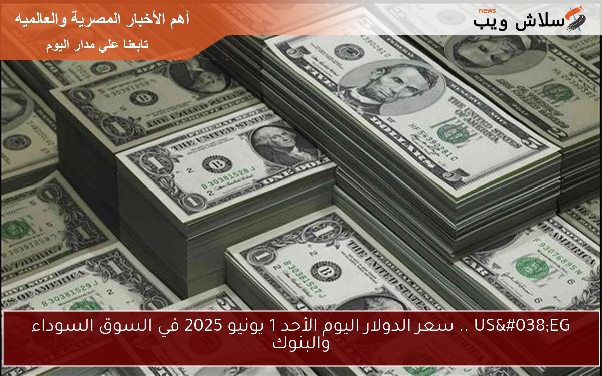 US&EG .. سعر الدولار اليوم الأحد 1 يونيو 2025 في السوق السوداء والبنوك 2 US&EG .. سعر الدولار اليوم الأحد 1 يونيو 2025 في السوق السوداء والبنوك