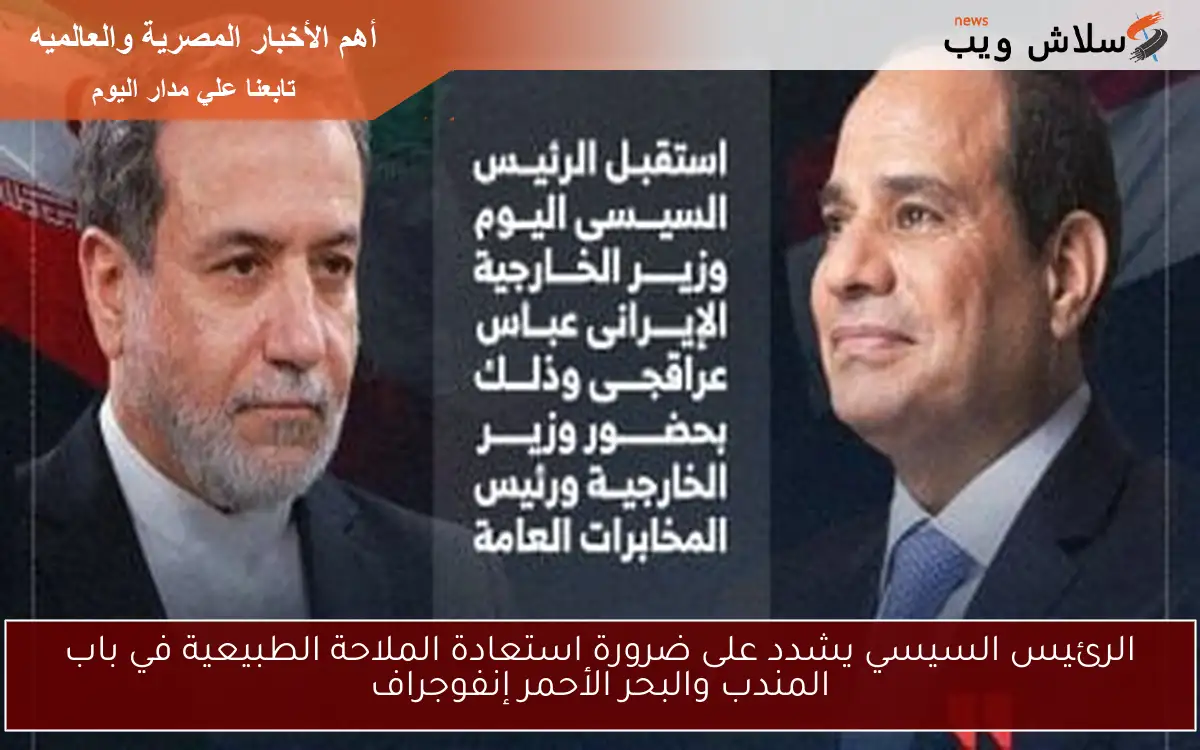 الرئيس السيسي يشدد على ضرورة استعادة الملاحة الطبيعية في باب المندب والبحر الأحمر إنفوجراف 2 الرئيس السيسي يشدد على ضرورة استعادة الملاحة الطبيعية في باب المندب والبحر الأحمر إنفوجراف
