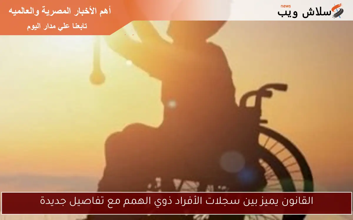 القانون يميز بين سجلات الأفراد ذوي الهمم مع تفاصيل جديدة 2 القانون يميز بين سجلات الأفراد ذوي الهمم مع تفاصيل جديدة