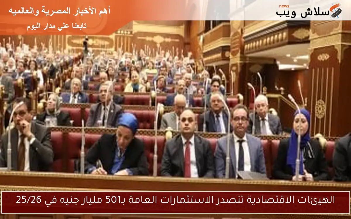 الهيئات الاقتصادية تتصدر الاستثمارات العامة بـ501 مليار جنيه في 25/26 2 الهيئات الاقتصادية تتصدر الاستثمارات العامة بـ501 مليار جنيه في 25/26