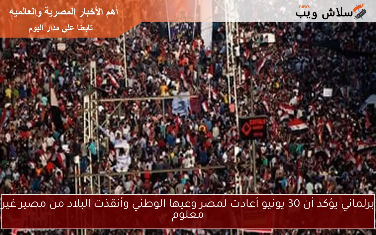 برلماني يؤكد أن 30 يونيو أعادت لمصر وعيها الوطني وأنقذت البلاد من مصير غير معلوم 2 برلماني يؤكد أن 30 يونيو أعادت لمصر وعيها الوطني وأنقذت البلاد من مصير غير معلوم