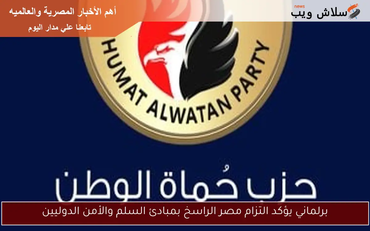 برلماني يؤكد التزام مصر الراسخ بمبادئ السلم والأمن الدوليين 2 برلماني يؤكد التزام مصر الراسخ بمبادئ السلم والأمن الدوليين