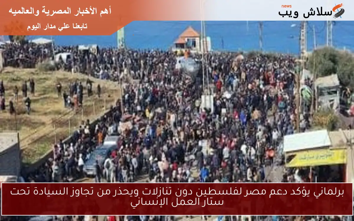 برلماني يؤكد دعم مصر لفلسطين دون تنازلات ويحذر من تجاوز السيادة تحت ستار العمل الإنساني 2 برلماني يؤكد دعم مصر لفلسطين دون تنازلات ويحذر من تجاوز السيادة تحت ستار العمل الإنساني