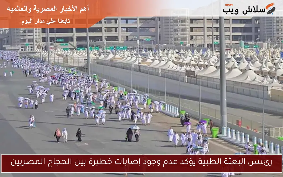 رئيس البعثة الطبية يؤكد عدم وجود إصابات خطيرة بين الحجاج المصريين 2 رئيس البعثة الطبية يؤكد عدم وجود إصابات خطيرة بين الحجاج المصريين