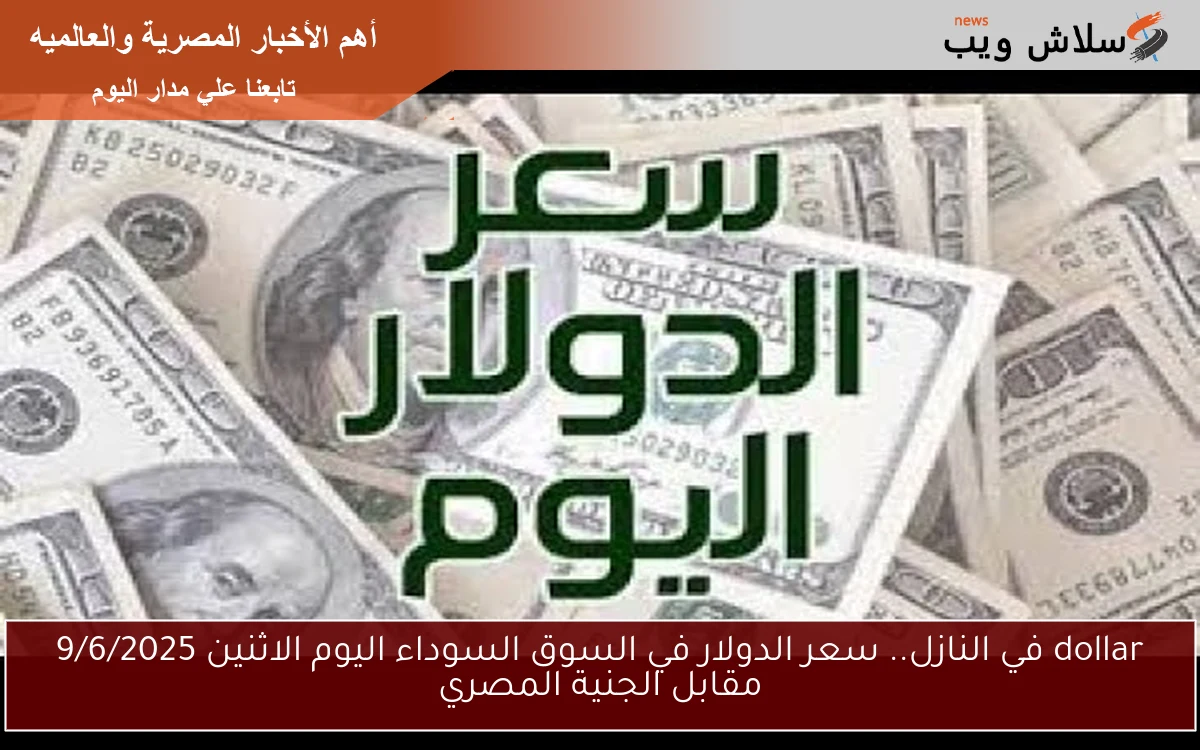 dollar في النازل.. سعر الدولار في السوق السوداء اليوم الاثنين 9/6/2025 مقابل الجنية المصري 2 dollar في النازل.. سعر الدولار في السوق السوداء اليوم الاثنين 9/6/2025 مقابل الجنية المصري