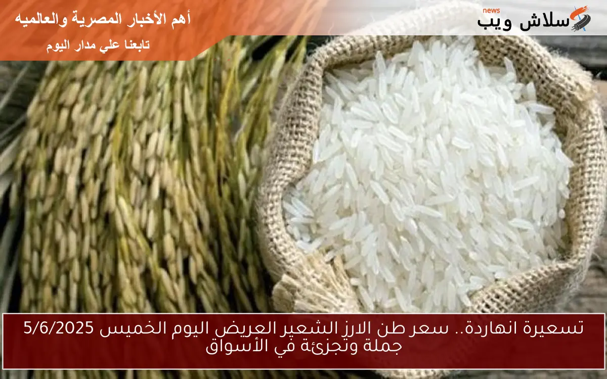 تسعيرة انهاردة.. سعر طن الارز الشعير العريض اليوم الخميس 5/6/2025 جملة وتجزئة في الأسواق 2 تسعيرة انهاردة.. سعر طن الارز الشعير العريض اليوم الخميس 5/6/2025 جملة وتجزئة في الأسواق