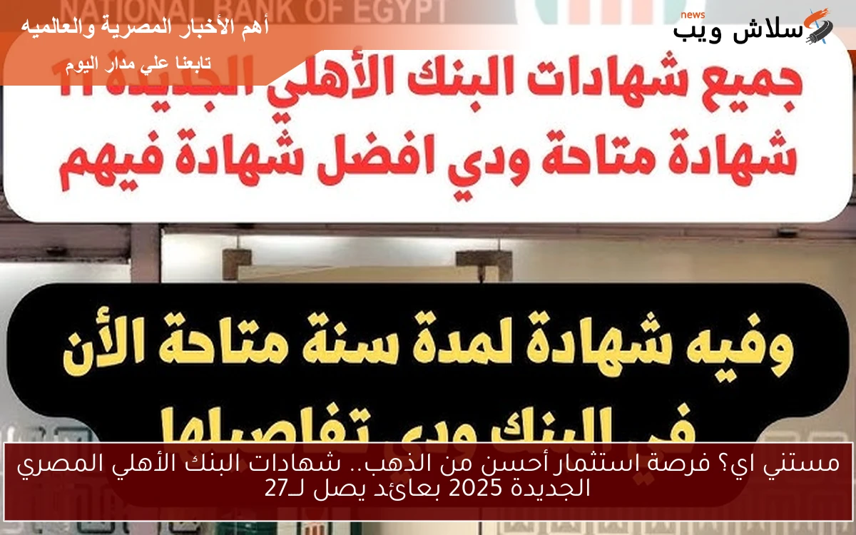 البــلاتينية.. أفضل عوائد في شهادات البنك الأهلي المصري الجديدة 2 البــلاتينية.. أفضل عوائد في شهادات البنك الأهلي المصري الجديدة