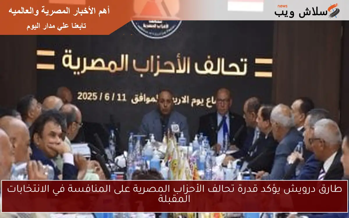 طارق درويش يؤكد قدرة تحالف الأحزاب المصرية على المنافسة في الانتخابات المقبلة 2 طارق درويش يؤكد قدرة تحالف الأحزاب المصرية على المنافسة في الانتخابات المقبلة