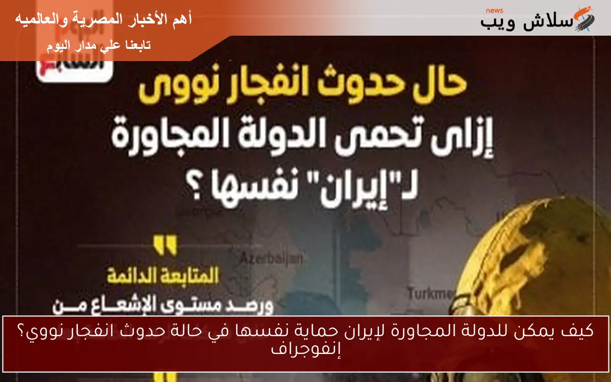كيف يمكن للدولة المجاورة لإيران حماية نفسها في حالة حدوث انفجار نووي؟ إنفوجراف