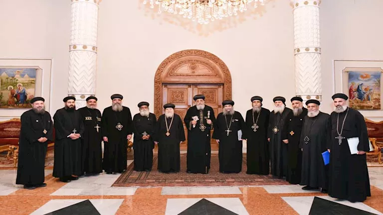 لقاء البابا تواضروس الثاني مع الأنبا جورجيوس أسقف إيبارشية مطاي 2 لقاء البابا تواضروس الثاني مع الأنبا جورجيوس أسقف إيبارشية مطاي