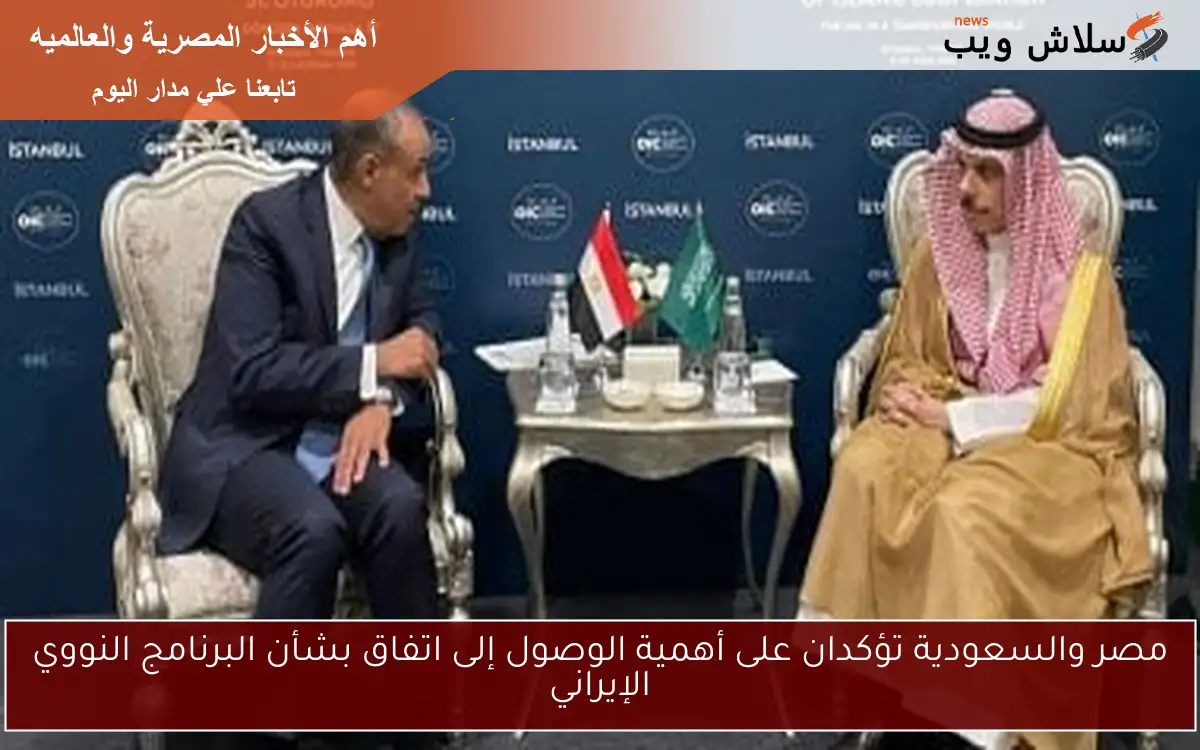 مصر والسعودية تؤكدان على أهمية الوصول إلى اتفاق بشأن البرنامج النووي الإيراني