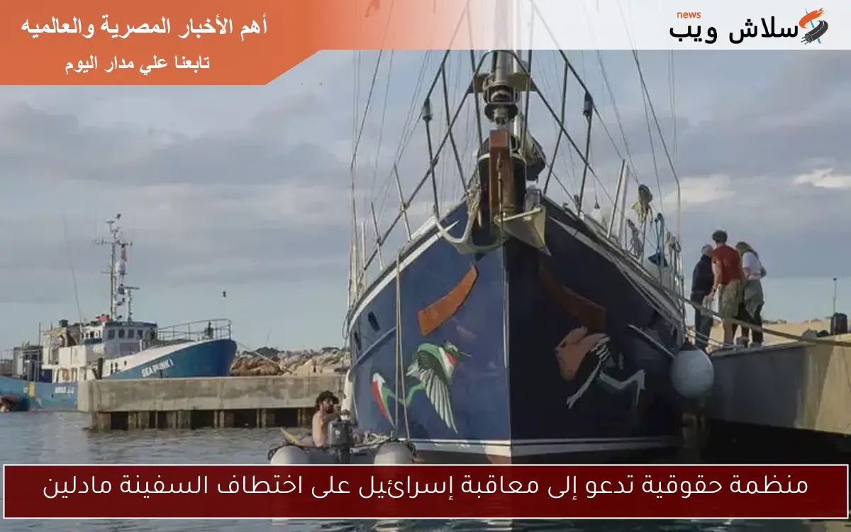 منظمة حقوقية تدعو إلى معاقبة إسرائيل على اختطاف السفينة مادلين 2 منظمة حقوقية تدعو إلى معاقبة إسرائيل على اختطاف السفينة مادلين
