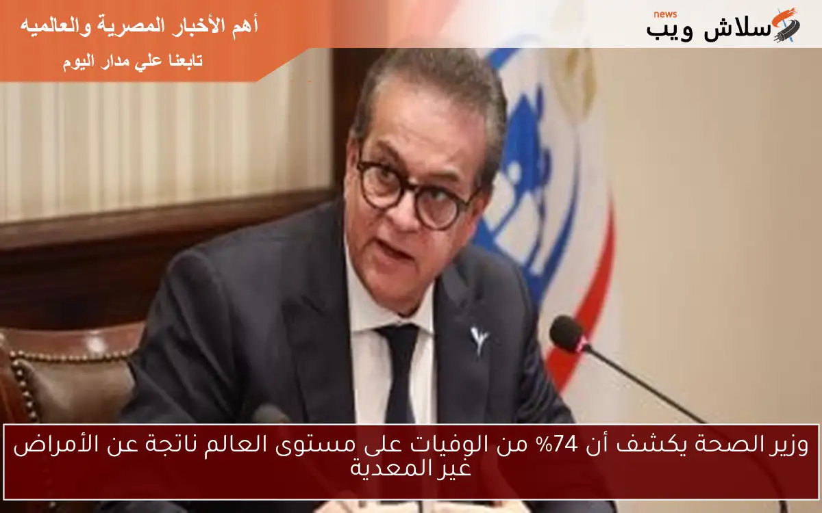 وزير الصحة يكشف أن 74% من الوفيات على مستوى العالم ناتجة عن الأمراض غير المعدية 2 وزير الصحة يكشف أن 74% من الوفيات على مستوى العالم ناتجة عن الأمراض غير المعدية