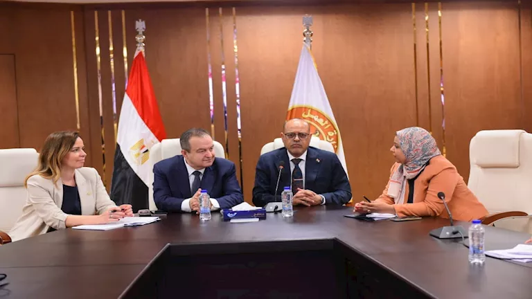 وزير العمل يؤكد استعداد الوزارة لتلبية احتياجات سوق العمل في صربيا
