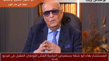 المستشار بهاء أبو شقة يستعرض التركيبة المثلى للبرلمان المقبل في