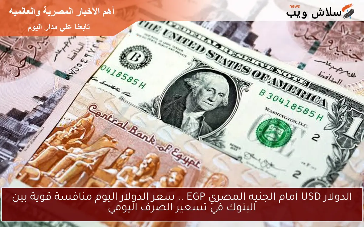 الدولار USD أمام الجنيه المصري EGP .. سعر الدولار اليوم منافسة قوية بين البنوك في تسعير الصرف اليومي 2 الدولار USD أمام الجنيه المصري EGP .. سعر الدولار اليوم منافسة قوية بين البنوك في تسعير الصرف اليومي