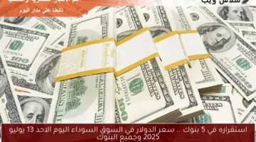 سعر الدولار في السوق السوداء اليوم 19