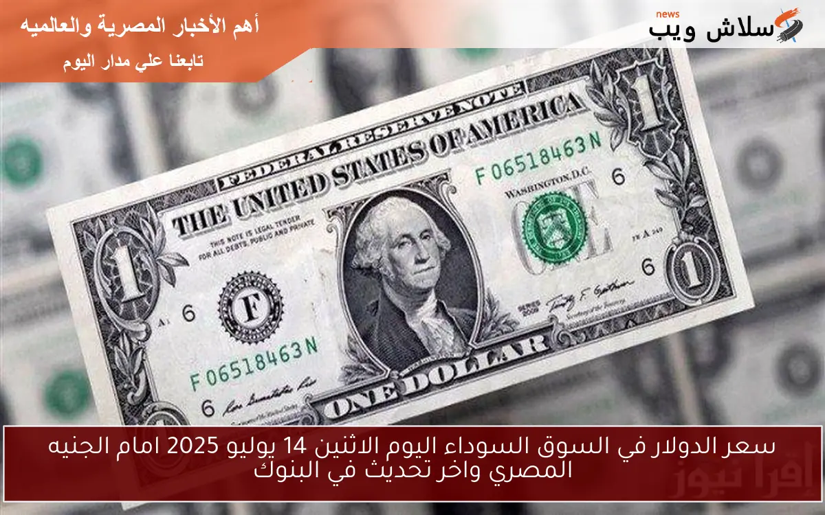 سعر الدولار في السوق السوداء اليوم الاثنين 14 يوليو 2025 امام الجنيه المصري واخر تحديث في البنوك 2 سعر الدولار في السوق السوداء اليوم الاثنين 14 يوليو 2025 امام الجنيه المصري واخر تحديث في البنوك