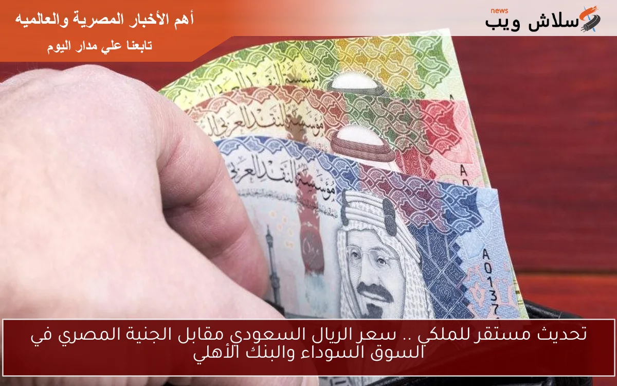 تحديث مستقر للملكي .. سعر الريال السعودي مقابل الجنية المصري في السوق السوداء والبنك الأهلي 2 تحديث مستقر للملكي .. سعر الريال السعودي مقابل الجنية المصري في السوق السوداء والبنك الأهلي