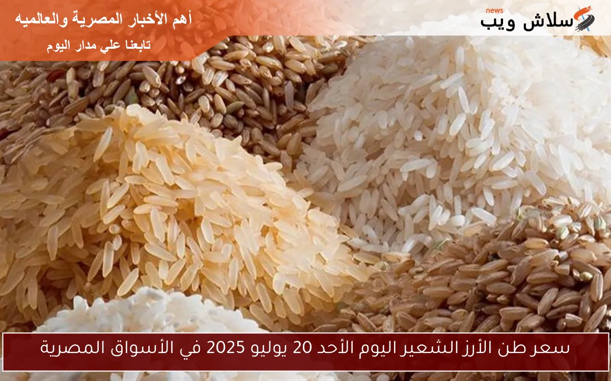 سعر طن الأرز الشعير اليوم الأحد 20 يوليو 2025 في الأسواق المصرية 2 سعر طن الأرز الشعير اليوم الأحد 20 يوليو 2025 في الأسواق المصرية