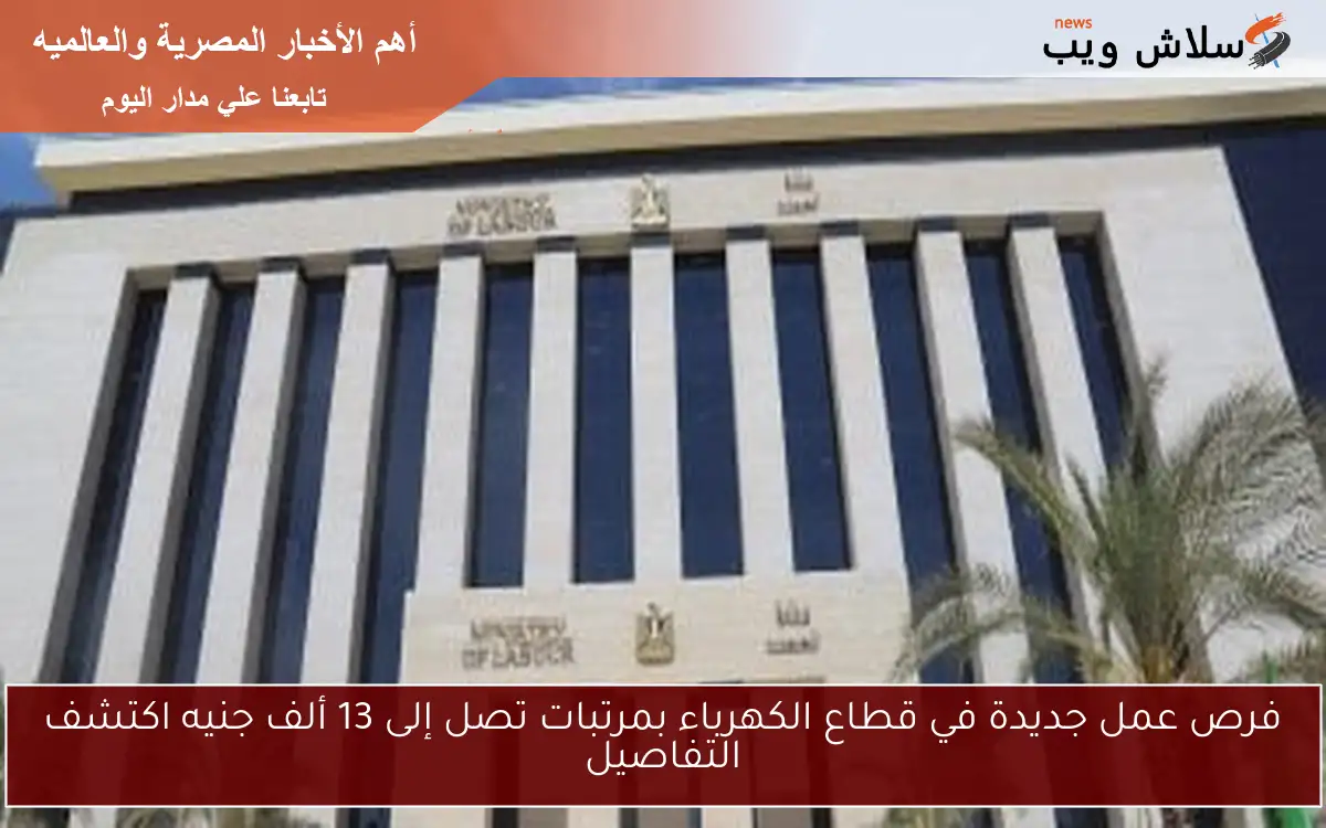 فرص عمل جديدة في قطاع الكهرباء بمرتبات تصل إلى 13 ألف جنيه اكتشف التفاصيل 2 فرص عمل جديدة في قطاع الكهرباء بمرتبات تصل إلى 13 ألف جنيه اكتشف التفاصيل