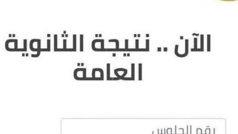 "بالاسم ورقم الجلوس" نتيجه الثانويه العامه 2025 وزارة التربية والتعليم تُوضح موعد الإعلان 2 “بالاسم ورقم الجلوس” نتيجه الثانويه العامه 2025 وزارة التربية والتعليم تُوضح موعد الإعلان