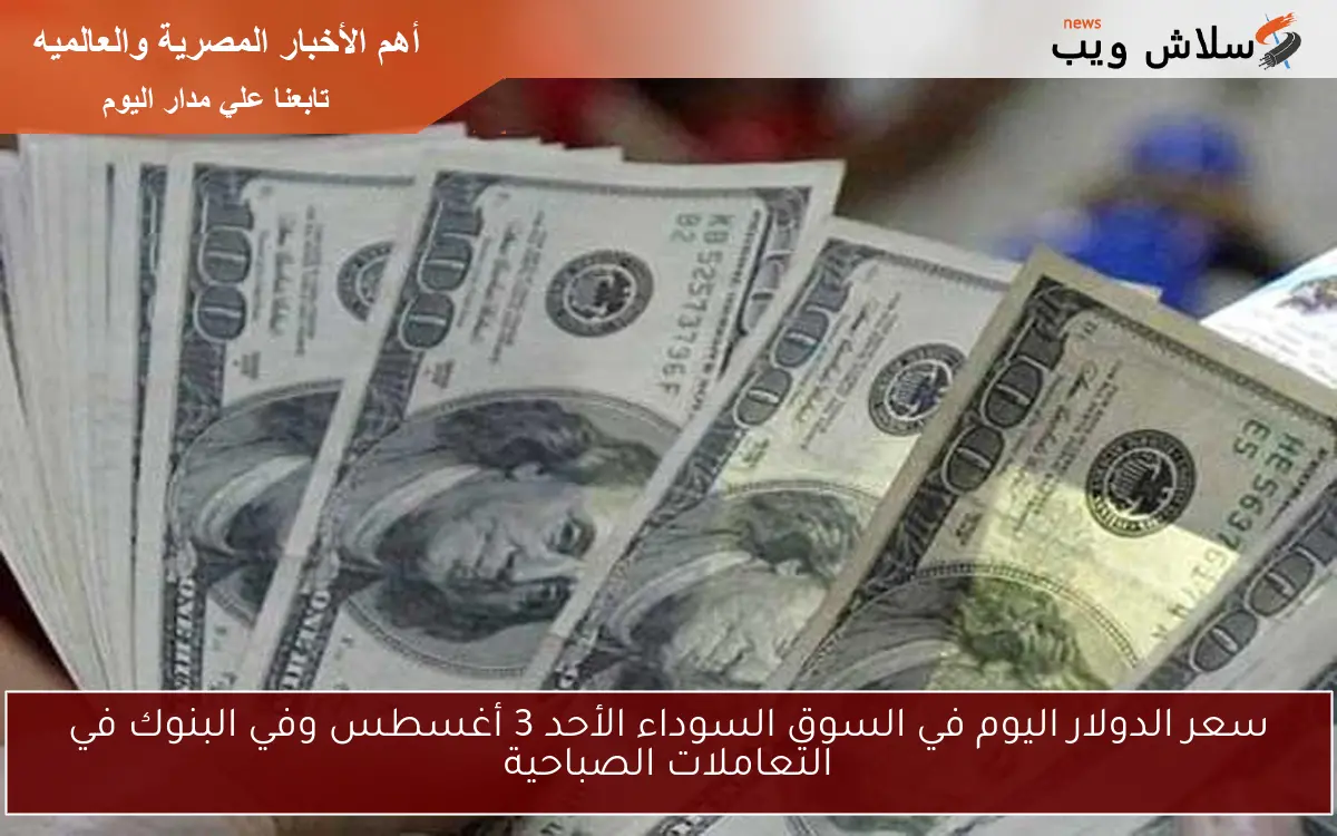 سعر الدولار اليوم في السوق السوداء الأحد 3 أغسطس وفي البنوك في التعاملات الصباحية 2 سعر الدولار اليوم في السوق السوداء الأحد 3 أغسطس وفي البنوك في التعاملات الصباحية